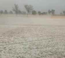 ओलावृष्टि के साथ बारिश के बाद लुढका तापमान : मौसम विभाग ने प्रदेश के 19 जिलों में ऑरेंज और 12 जिलों में येलो अलर्ट किया जारी, शेखावाटी में भी बारिश