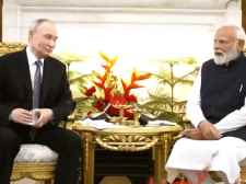 रुसी राष्ट्रपति पुतिन का भारत दौरा : पुतिन का राष्ट्रपति भवन में 21 तोपों की सलामी से हुआ स्वागत, पीएम मोदी बोले- युक्रेन के मुद्दे पर भारत न्यूट्रल नहीं है