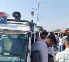 जोधपुर में काल बनी रोडवेज बस : बस ने बाइक सवार पति-पत्नी  को कुचला,हादसे में दोनों की मौत, गुस्साए ग्रामीणों ने हाईवे जाम किया