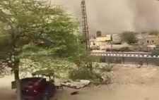 रेत के बवंडर से दिन में ही छाया अंधेरा : आंधी के चलते सड़कों पर दृश्यता काफी हुई कम, अंधड़ और बारिश के बाद दिन और रात के तापमान में आई गिरावट