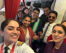 दिल्ली आते ही लौटी मुस्कान : दुबई में फंसे 149 भारतीयों को लेकर दिल्ली पहुंचा एयर इंडिया का विमान