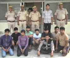 नीमकाथाना सदर पुलिस की बड़ी कार्रवाई : एरिया डोमिनेशन अभियान के तहत तीन स्थायी वारंटियों सहित 15 आरोपियों को किया गिरफ्तार