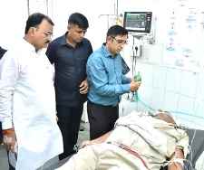 डिप्टी सीएम के जवान की मौत : एमआई रोड पर ड्यूटी जाने के दौरान हुआ हादसा , डिप्टी सीएम अस्पताल पहुंचे