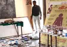 आगरी उप स्वास्थ्य केन्द्र पर चोरी : चोरो ने मशीनों पर किया हाथ साफ, अनेक जांच मशीने हुई चोरी, नीमकाथाना सदर पुलिस जांच मे जुटी