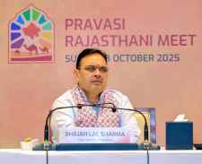 प्रवासी राजस्थानी मीट में सीएम का संबोधन  : सीएम भजनलाल शर्मा ने सूरत में व्यापारियों को दिए पीले चावल, राजस्थान में निवेश के लिए किया आमंत्रित