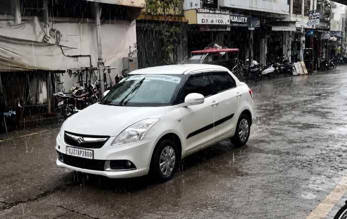 सीकर में बदला मौसम का मिजाज  : दिनभर की गर्मी के बाद शाम को मूसलाधार बारिश, गर्मी और उमस से मिली राहत