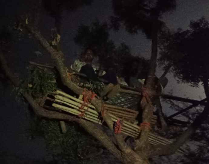 नीमकाथाना के जंगलो में वन्यजीवों की गणना : नीमकाथाना रेंज में 12 और पाटन क्षेत्र में 10 वाटर पॉइंट बनाए गए , लेपर्ड की तस्वीरे हुई कैद