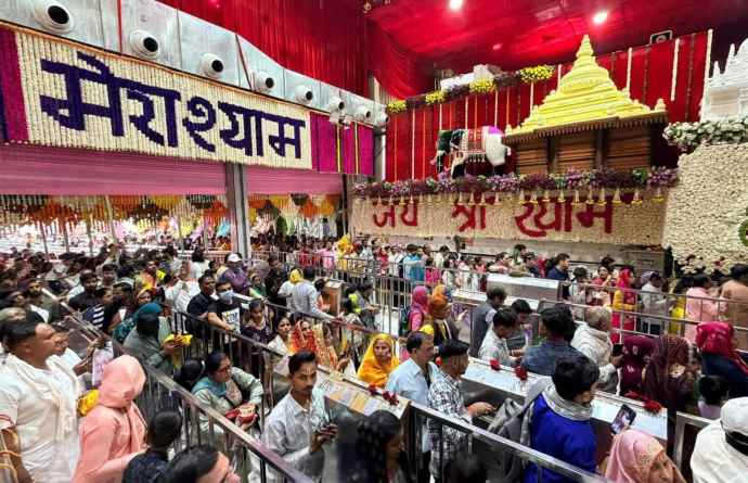 खाटू श्यामजी मेले में प्रशासन की बेहतरीन व्यवस्थाए : श्याम भक्तों को बाबा के सुगम और शीघ्र दर्शन हो रहे, मेला मजिस्ट्रेट मोनिका सामोर ने कहा - अपवाहों एवं भ्रामक दावों से रहें सावधान