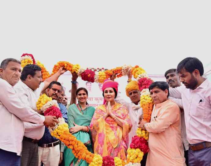 डिप्टी सीएम की राजसमंद को बड़ी सौगात : दीया कुमारी ने 70 करोड़ से अधिक लागत के विभिन्न विकास कार्यों का किया लोकार्पण और शिलान्यास