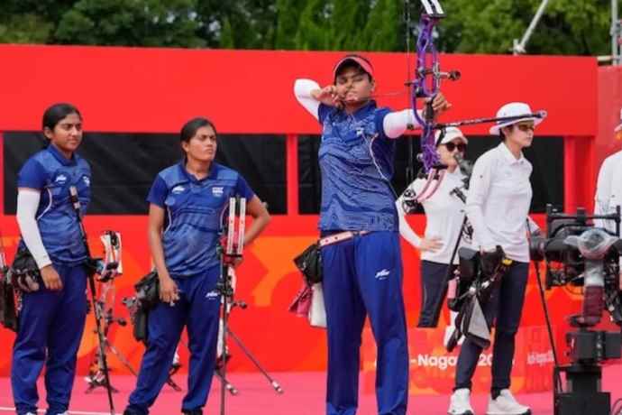एशियन गेम्स में भारत ने 7वां गोल्ड जीता : भारतीय कंपाउंड वूमेंस आर्चरी टीम ने चीन को हराकर गोल्ड मेडल पर किया कब्जा