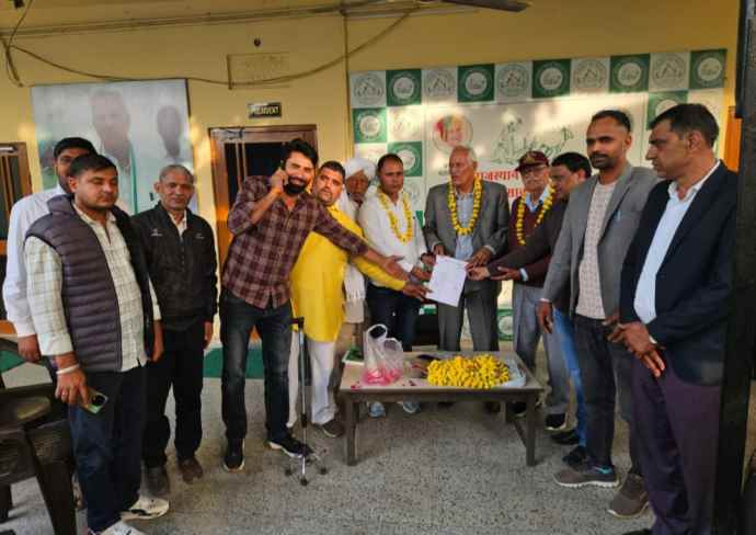 कैलाश भावरिया बने नीमकाथाना ब्लॉक अध्यक्ष : राजस्थान जाट महासभा ने कैलाश भावरिया को अध्यक्ष के पद पर किया मनोनीत, क्षेत्र के लोगों में हर्ष का माहौल