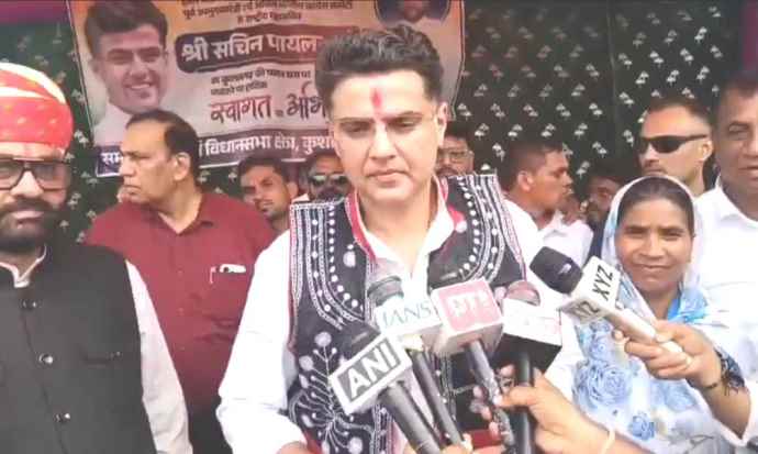 वीडियो न्यूज : पायलट का भाजनलाल सरकार पर हमला : पायलट ने प्रदेश को हर मोर्चे पर बताया फैल, विधानसभा चुनाव मे सीएम फेल के सवाल पर ये मिला जवाब