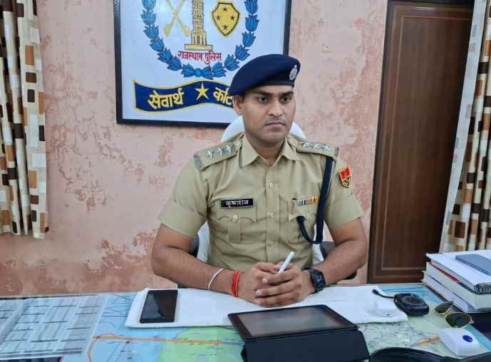 नए सीओ सिटी ने पदभार गृहण किया : गश्त व्यवस्था मजबूत करने के दिए निर्देश, कहा - अपराध खत्म करने और कानून व्यवस्था सुधारने पर रहेगा जोर