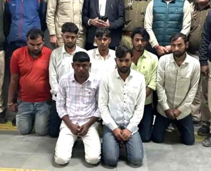 बदमाशों ने जयपुर में वकील का किया किडनैप : जिंदा छोड़ने की एवज में रिश्तेदारों से मांगते रहे पैसे , पुलिस ने लोकेशन ट्रेस कर किया पीछा, घेराबंदी कर पकड़ा 7 को दबोचा