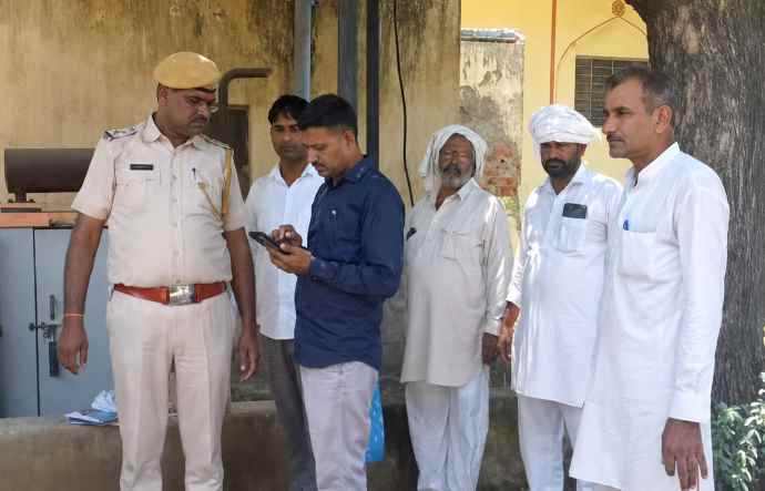 खेतड़ी में ट्रैक्टर से कुचलकर पिता की हत्या : घसीटते हुए सड़क पर ले गया और टक्कर मार दी , 30  बीघा जमीन को लेकर चल रहा था विवाद