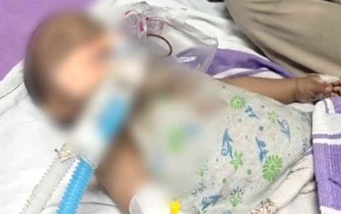 राजस्थान में मां की ममता हुई शर्मसार ! :  मां पर 8 महीने की मासूम को तेजाब पिलाने का आरोप; मासूम बच्ची की हालत नाजुक, पुलिस जांच में जुटी