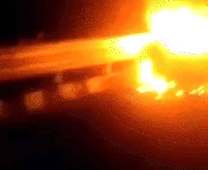 दिल्ली-मुंबई एक्सप्रेसवे पर बड़ा हादसा : चलती कार में लगी आग, 5 जिंदा जले, वैष्णो देवी दर्शन करने गया था परिवार