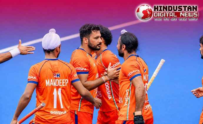 पुरुष हॉकी वर्ल्ड कप 2026 में भारत की जीत : भारत ने वेल्स को 3-1 से हराया, कप्तान हरमनप्रीत सिंह ने 2 गोल दागे, अगला मैच इंग्लैंड के खिलाफ हाेगा